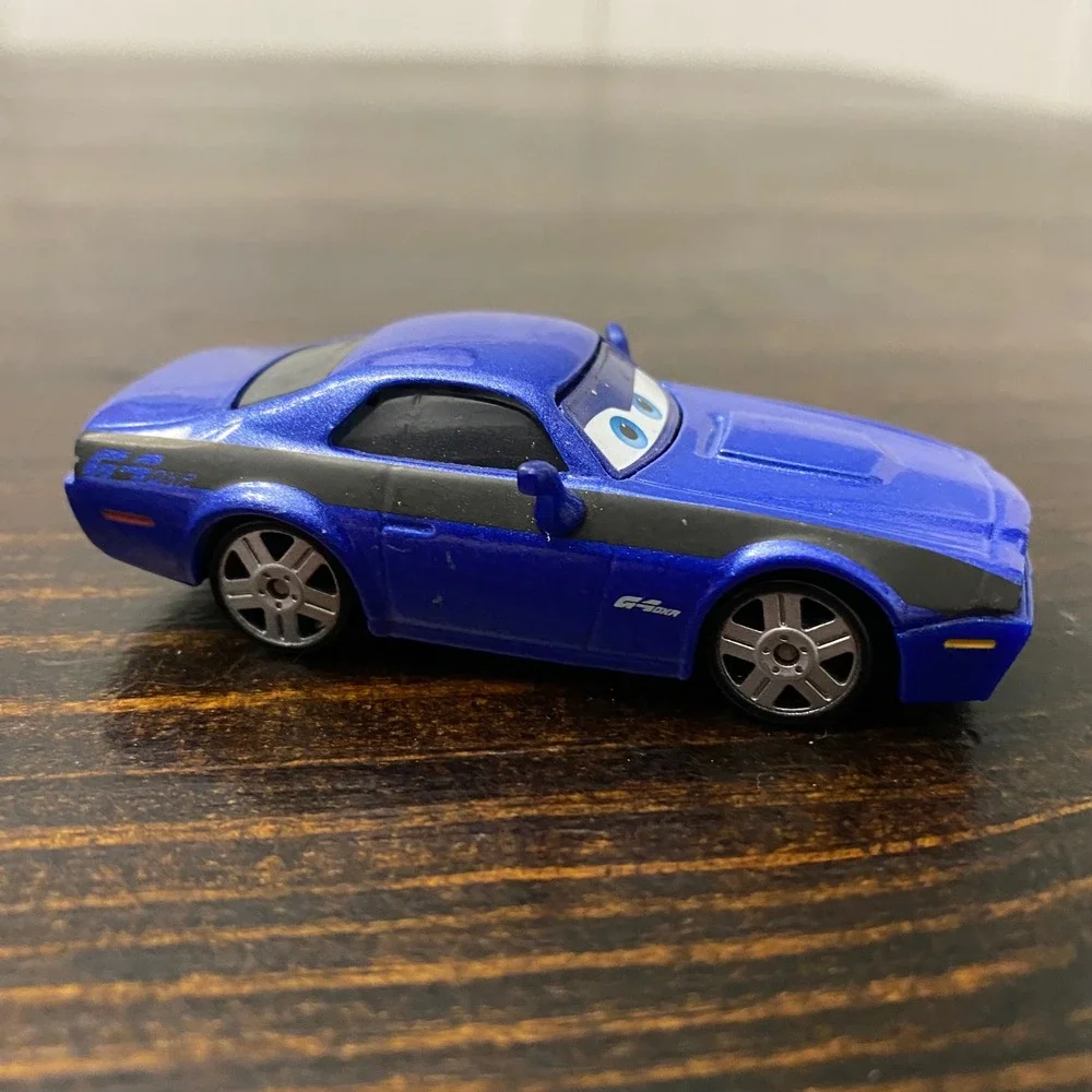 Disney Pixar Cars Rod Torque Redline‎ Blue Diecast Muscle Car Mattel V2810 1:55